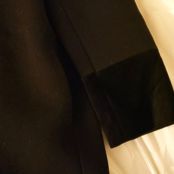 NWT Kate Spade Faux Fur Collar Velvet Trim Coat - Picture 6 of 13